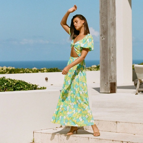 Sabo Skirt Belle Maxi Dress - Bryony Tropical in XS - Picture 2 of 5